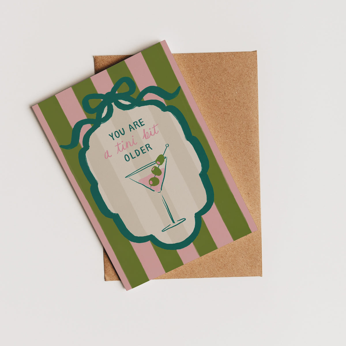 A Tini Bit Older Birthday Card