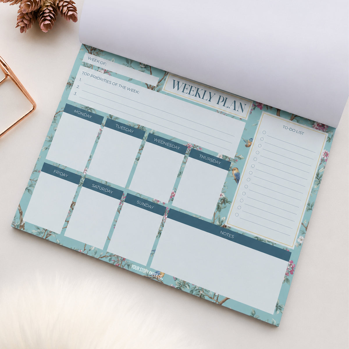 The Weekly Dashboard Desk Pad