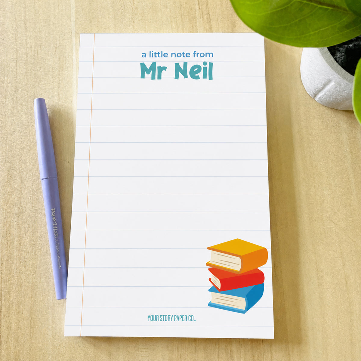 From the Teacher's Desk Jotter