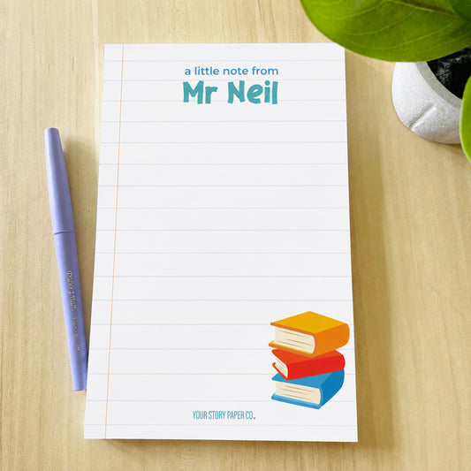 From the Teacher's Desk Jotter