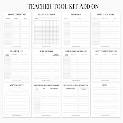 Day Based Educator Layout