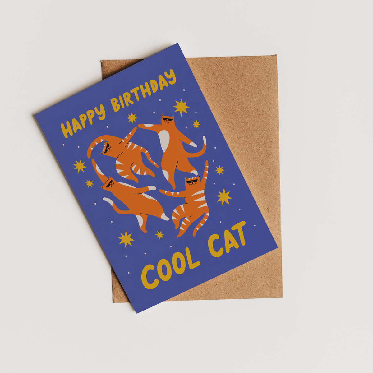 Happy Birthday Cool Cat Card