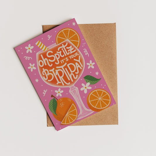 Oh Spritz, It's Your Birthday Card