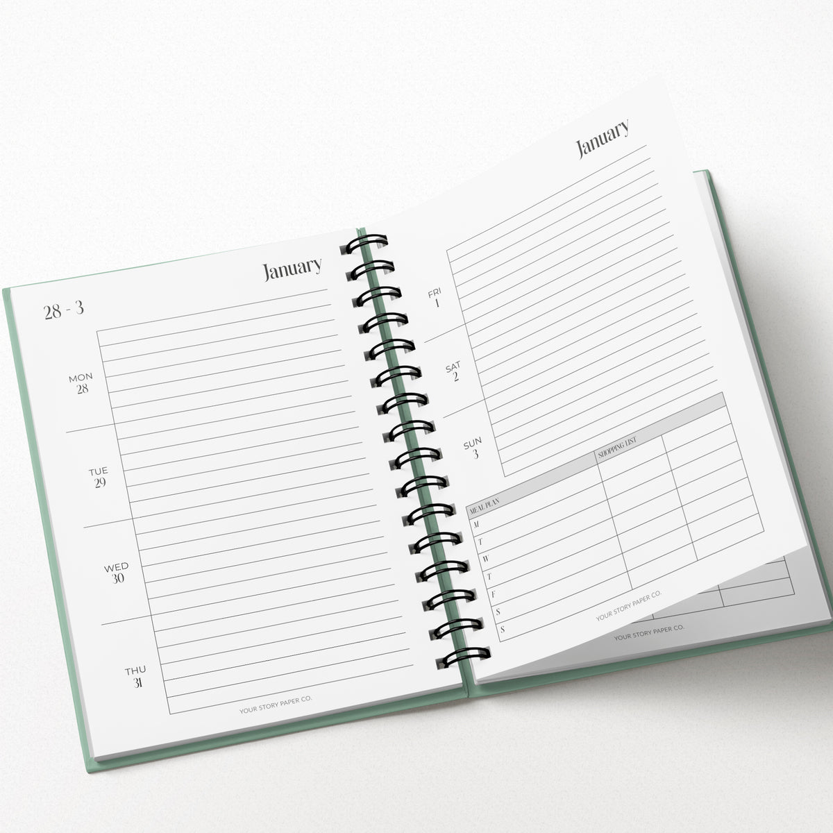 2027 - Nourish Planner