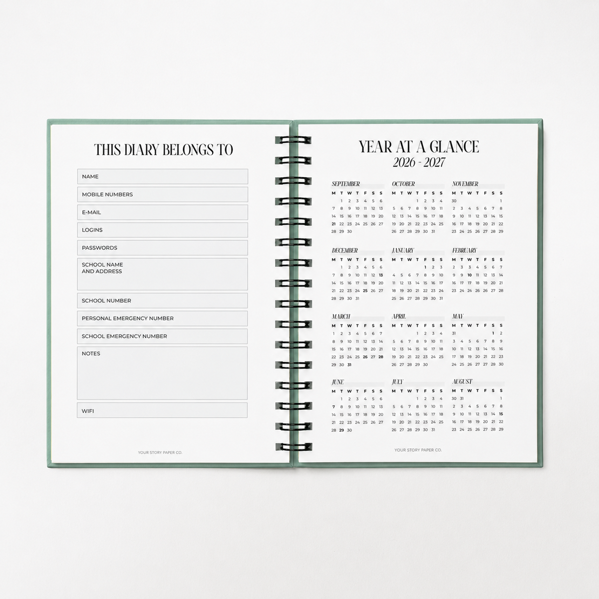 Day Based Educator Layout